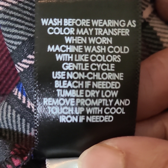 TORRID Women's Plaid Pink & Black Tunic Blouse - Size Large (Torrid Size 0) - Picture 9 of 12